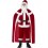 Deluxe Santa Claus Costume with Trousers, Red